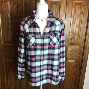 Falls Creek Plaid Flannel Shirt